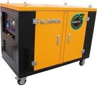  גנרטור מושתק  12 KVA תלת פאזי מתוצרת KAMA