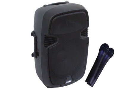 רמקול מוגבר 12 עם זוג מיקרופונים אלחוטיים VHF212 BTS (לפרטים נוספים לחץ על התמונה) מחיר 195 ש'ח    