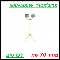 פרוג'קטור  500+500W