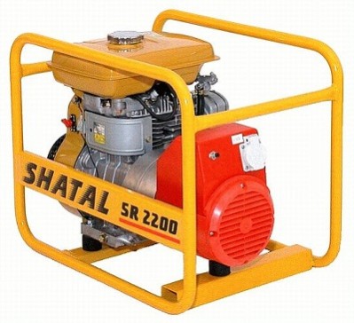 גנרטור נייד דיזל עם סטרטר מבית SHATALדגם SR4000DS  סהכ 10.390 שח