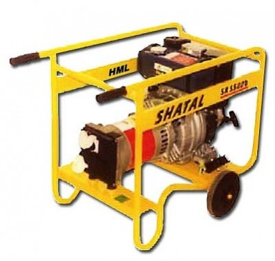 גנרטור דיזל נייד עם סטרטר מבית SHATALדגם SR5500DS  סהכ 14.900 שח