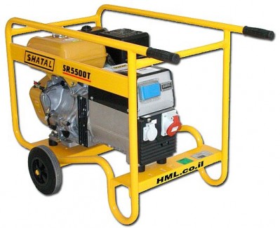 גנרטור בנזין תלת-פאזי מבית SHATALדגם SR5500TS  סהכ 9.790 שח
